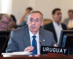 Uruguay se quejó en la OEA porque no se le permitió introducir enmiendas a texto sobre Nicaragua