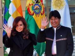 Evo Morales: "Rechazamos el hostigamiento judicial a la hermana Cristina Fernández"