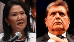 Keiko y García, los políticos con mayor rechazo popular en Perú