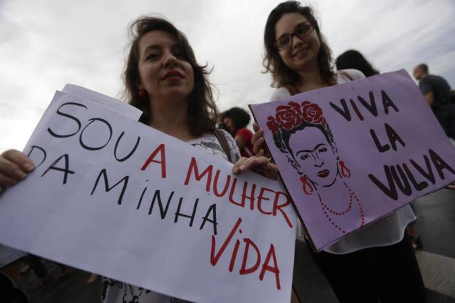 Las mujeres se preparan para llenar las calles de Brasil contra Bolsonaro