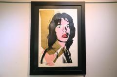 Rematan en Montevideo una serigrafía de Andy Warhol que retrata a Mick Jagger