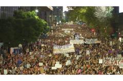 Montevideo se moviliza contra la violencia de genero