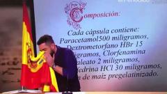 Humorista español se niega a declarar por sonarse la nariz con la bandera