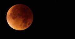 Se visualizÃ³ un eclipse total de Luna