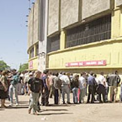 Los taludes se agotaron en una hora