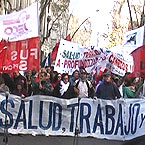 La FUS marchó en el Centro de Montevideo